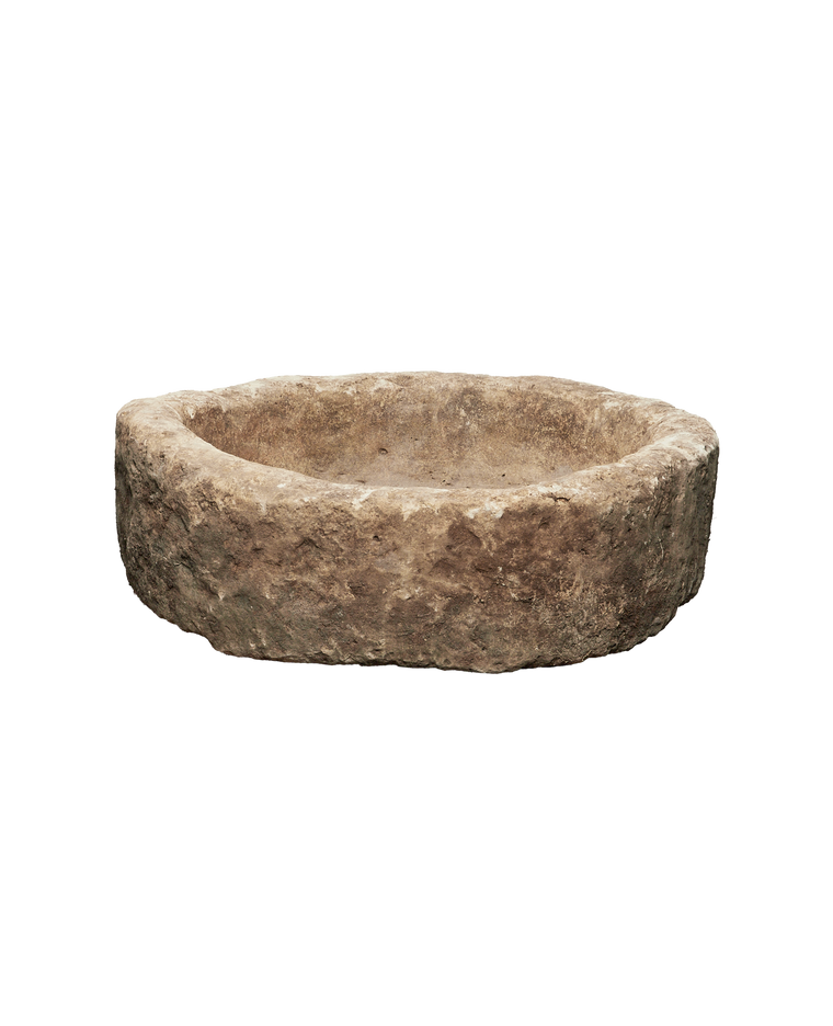 Limestone Trough - Round