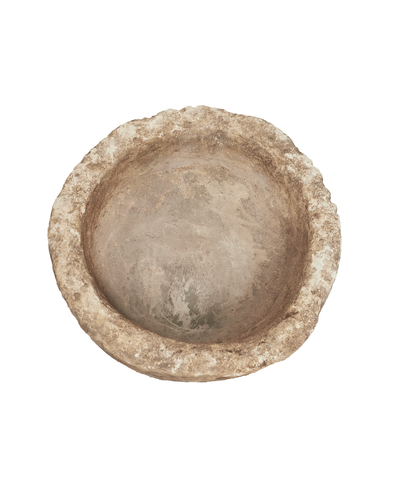 Vintage Limestone Trough - Round from Indonesia - Planters, Fountains, & Water Features