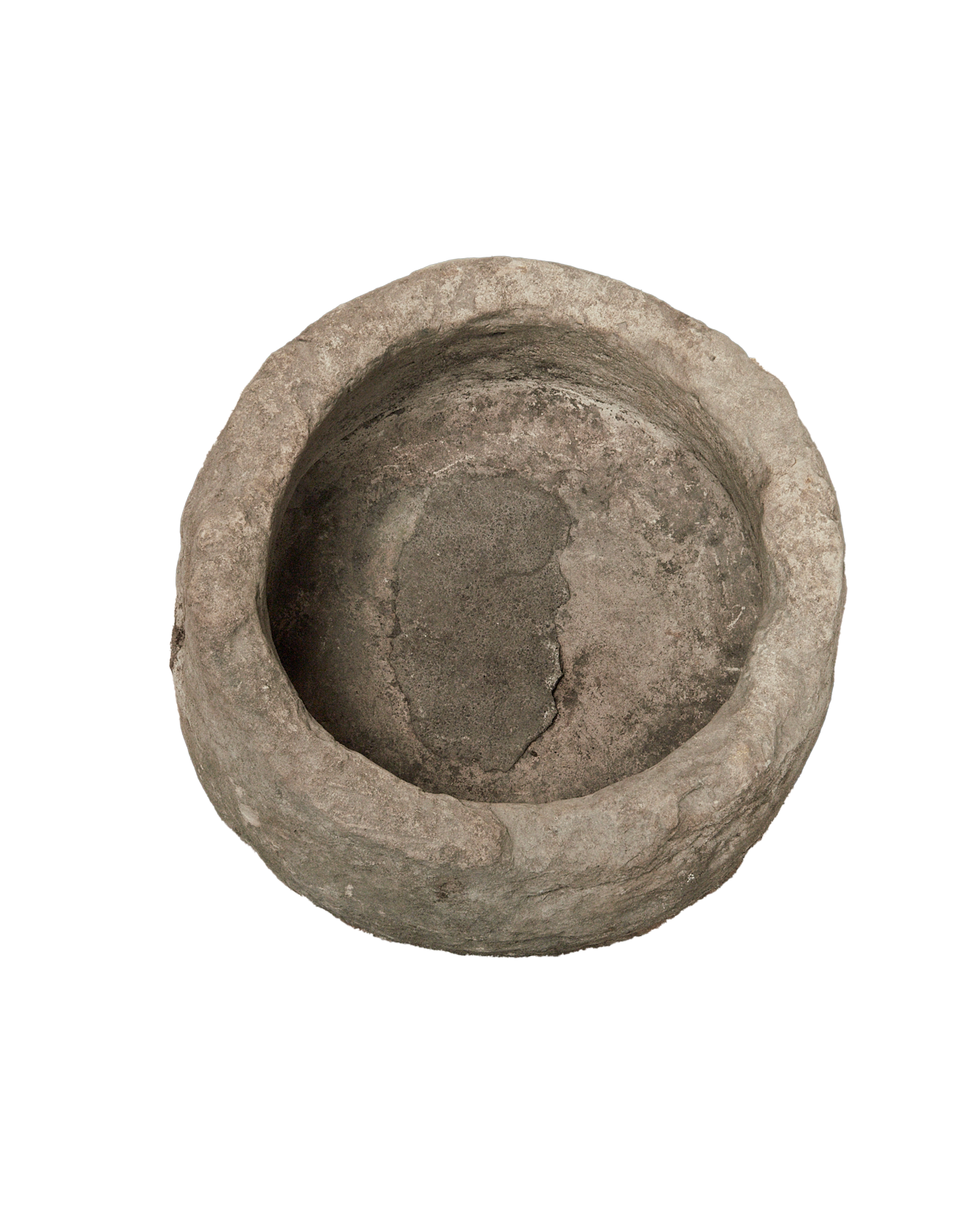 Vintage Limestone Trough - Round from Indonesia - Planters, Fountains, & Water Features