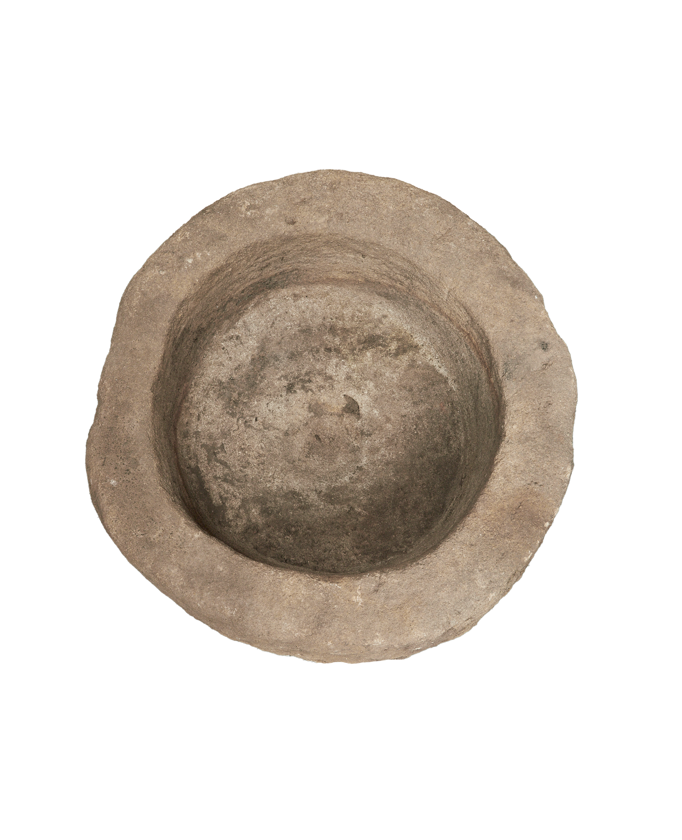 Vintage Limestone Trough - Round from Indonesia - Planters, Fountains, & Water Features