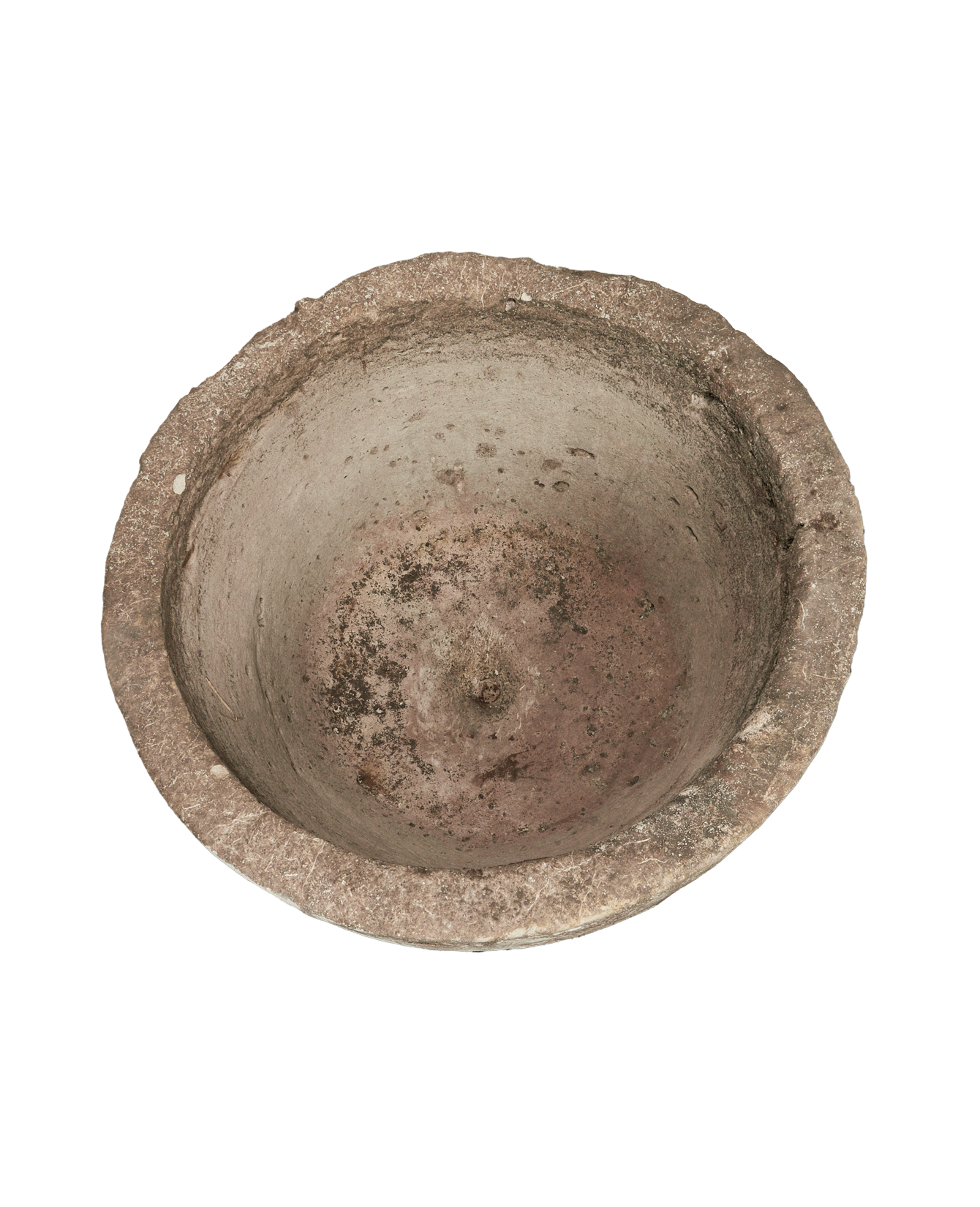 Vintage Limestone Trough - Round from Indonesia - Planters, Fountains, & Water Features