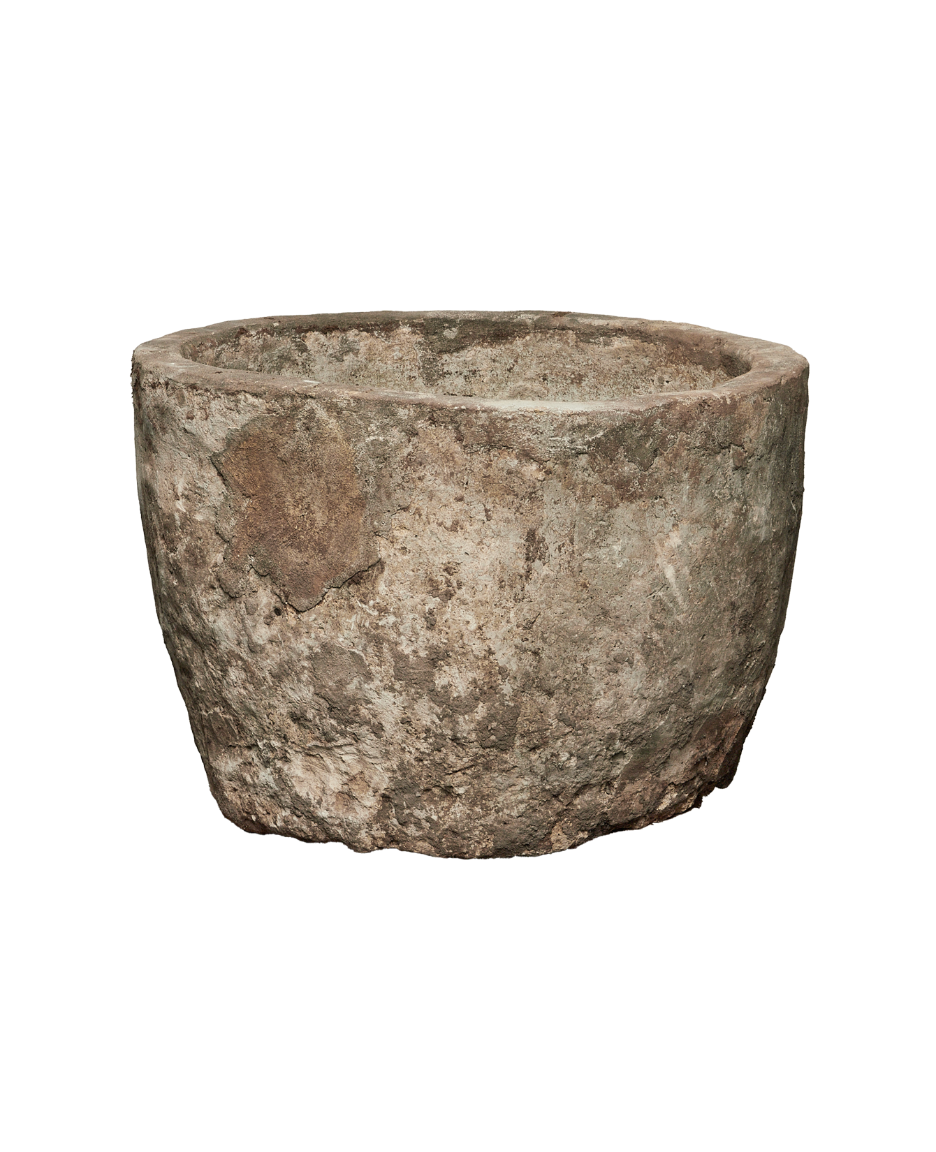 Vintage Limestone Trough - Round from Indonesia - Planters, Fountains, & Water Features