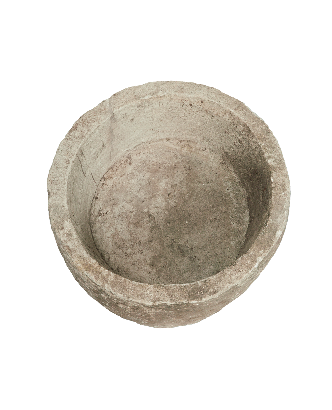 Vintage Limestone Trough - Round from Indonesia - Planters, Fountains, & Water Features