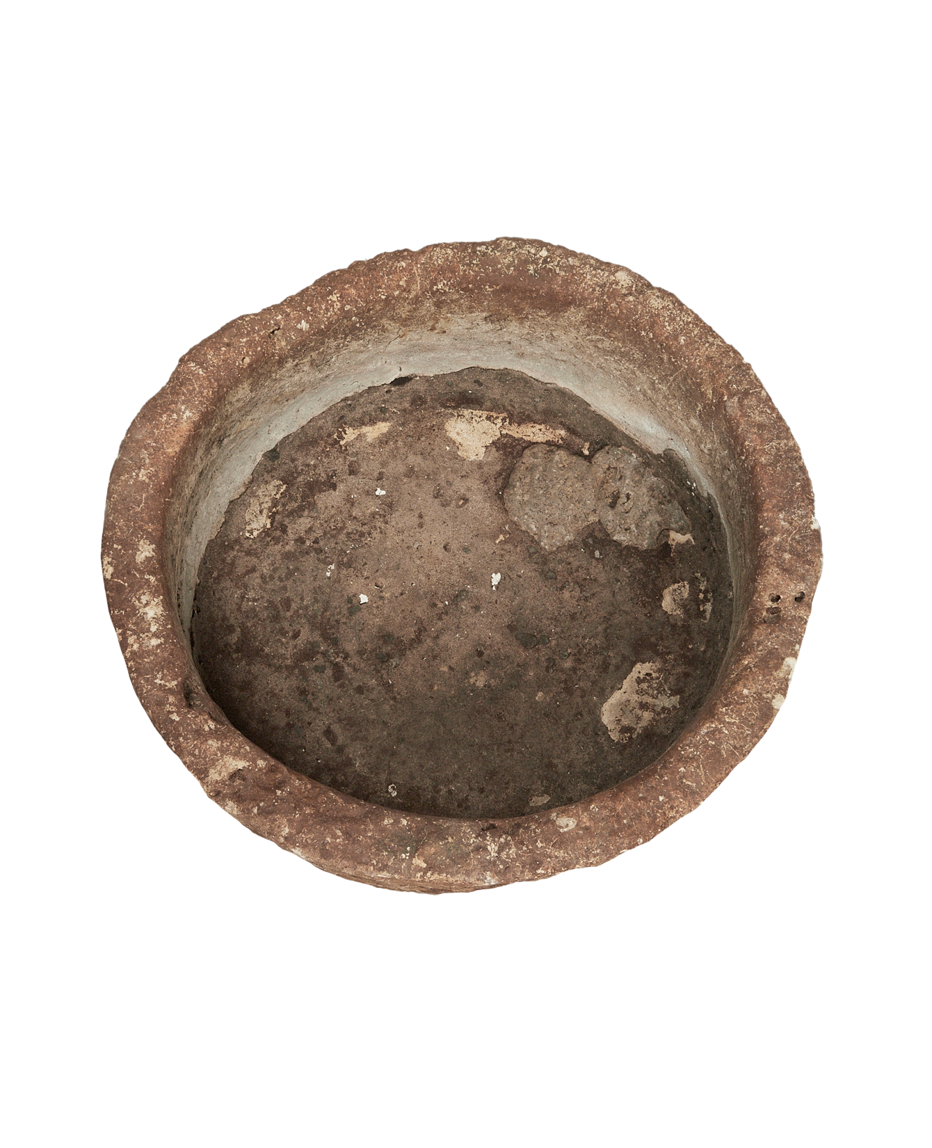 Vintage Limestone Trough - Round from Indonesia - Planters, Fountains, & Water Features