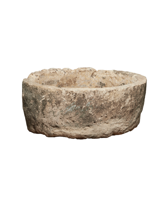 Limestone Trough - Round