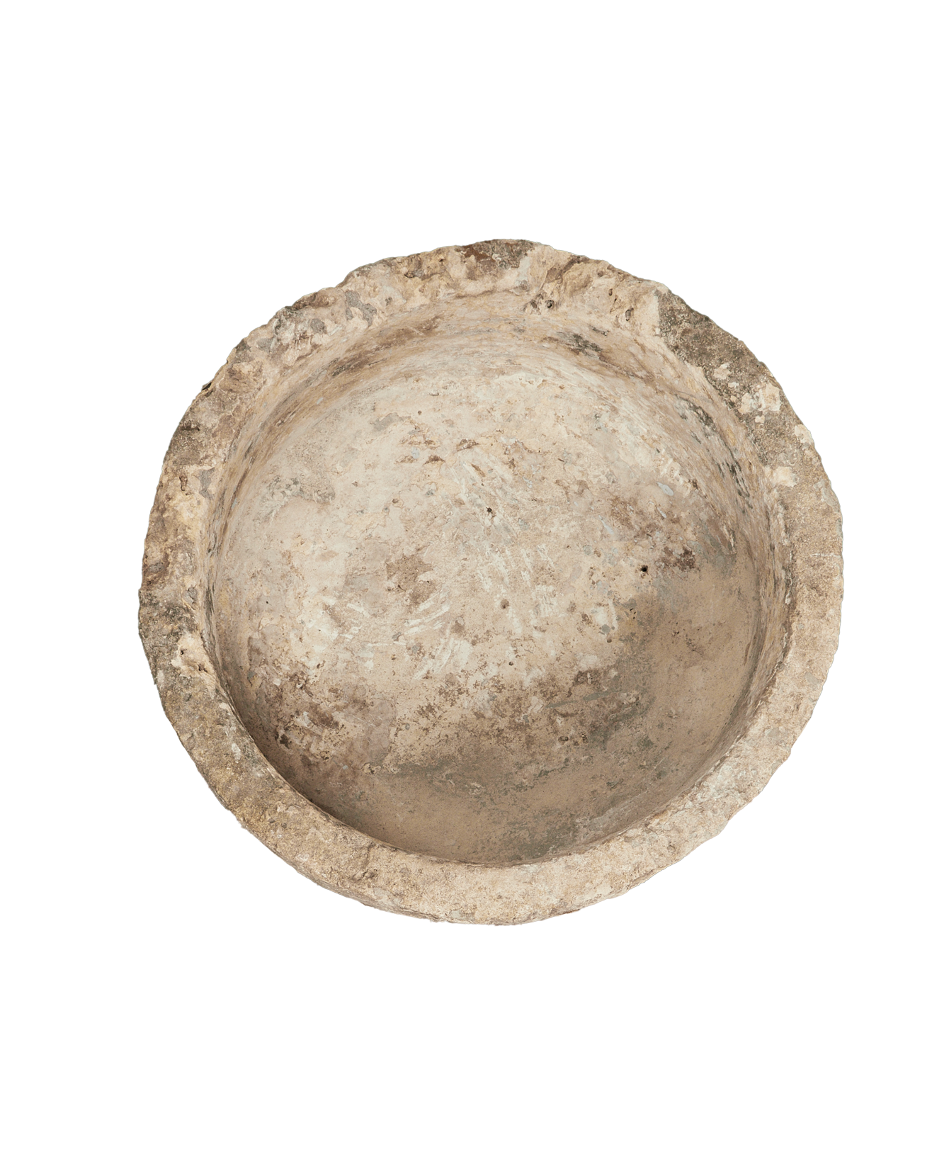 Vintage Limestone Trough - Round from Indonesia - Planters, Fountains, & Water Features