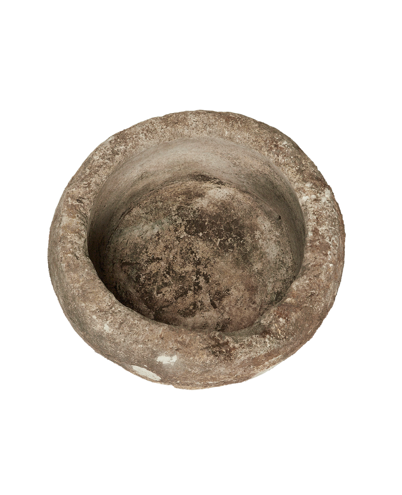 Vintage Limestone Trough - Round from Indonesia - Planters, Fountains, & Water Features