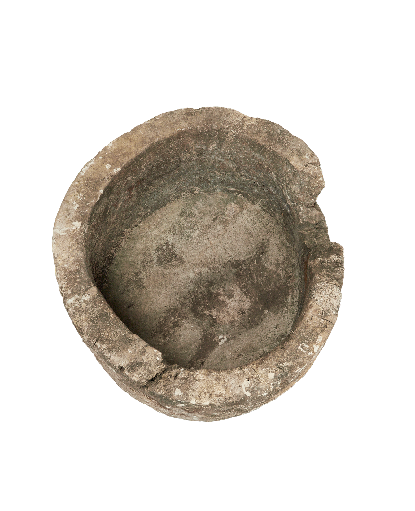 Vintage Limestone Trough - Round from Indonesia - Planters, Fountains, & Water Features