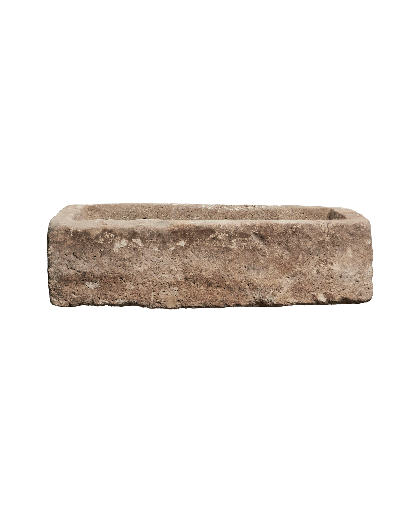 Vintage Limestone Trough - Rectangle from Indonesia - Planters, Fountains, & Water Features
