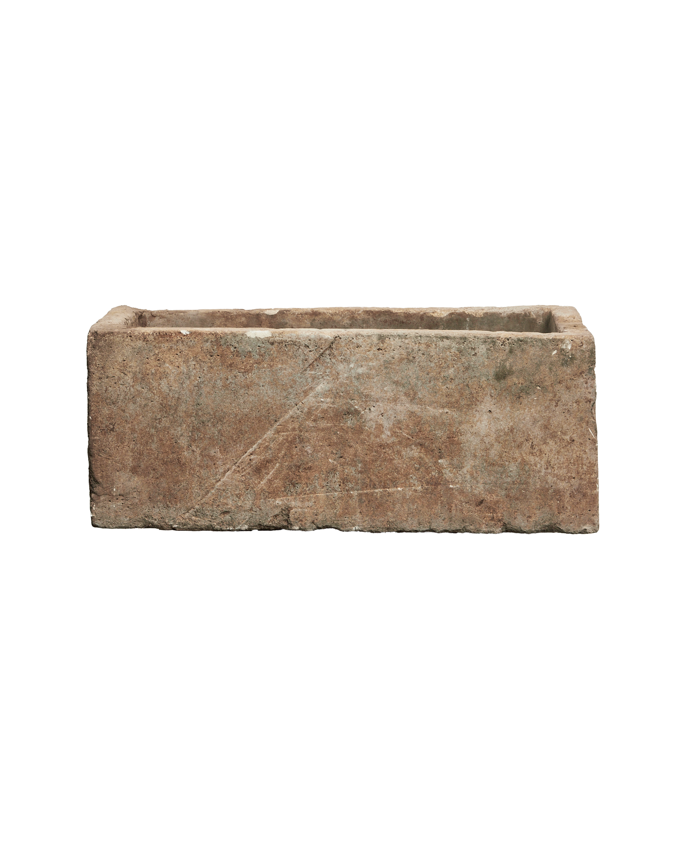 Vintage Limestone Trough - Rectangle from Indonesia - Planters, Fountains, & Water Features
