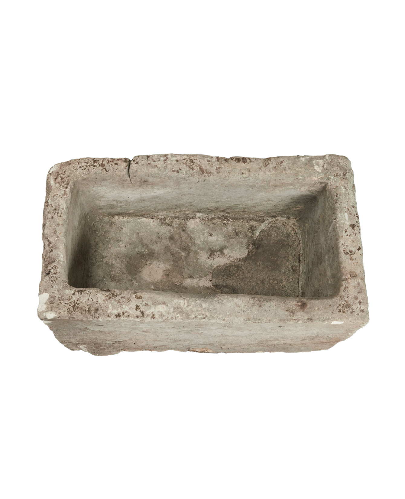Vintage Limestone Trough - Rectangle from Indonesia - Planters, Fountains, & Water Features