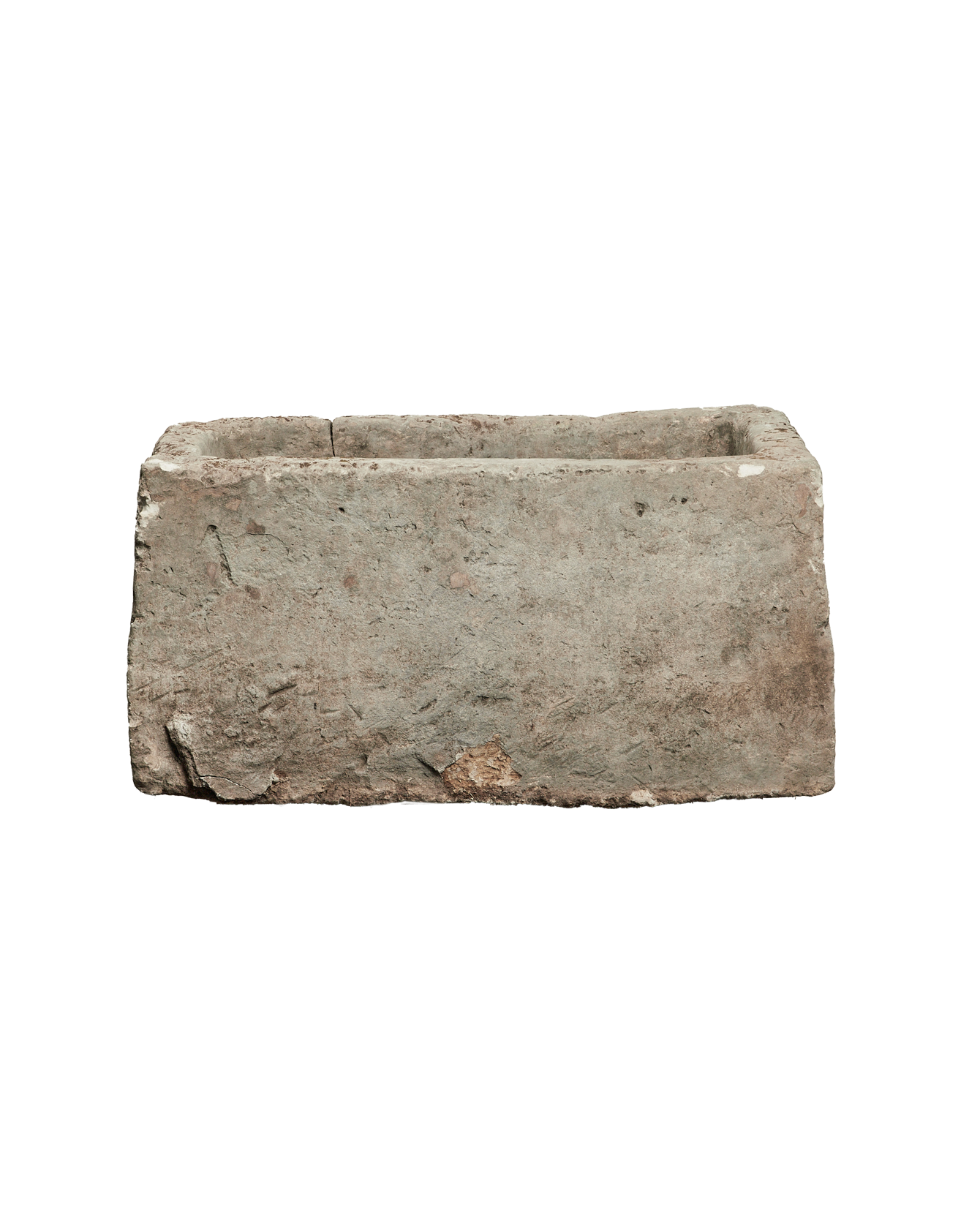 Vintage Limestone Trough - Rectangle from Indonesia - Planters, Fountains, & Water Features