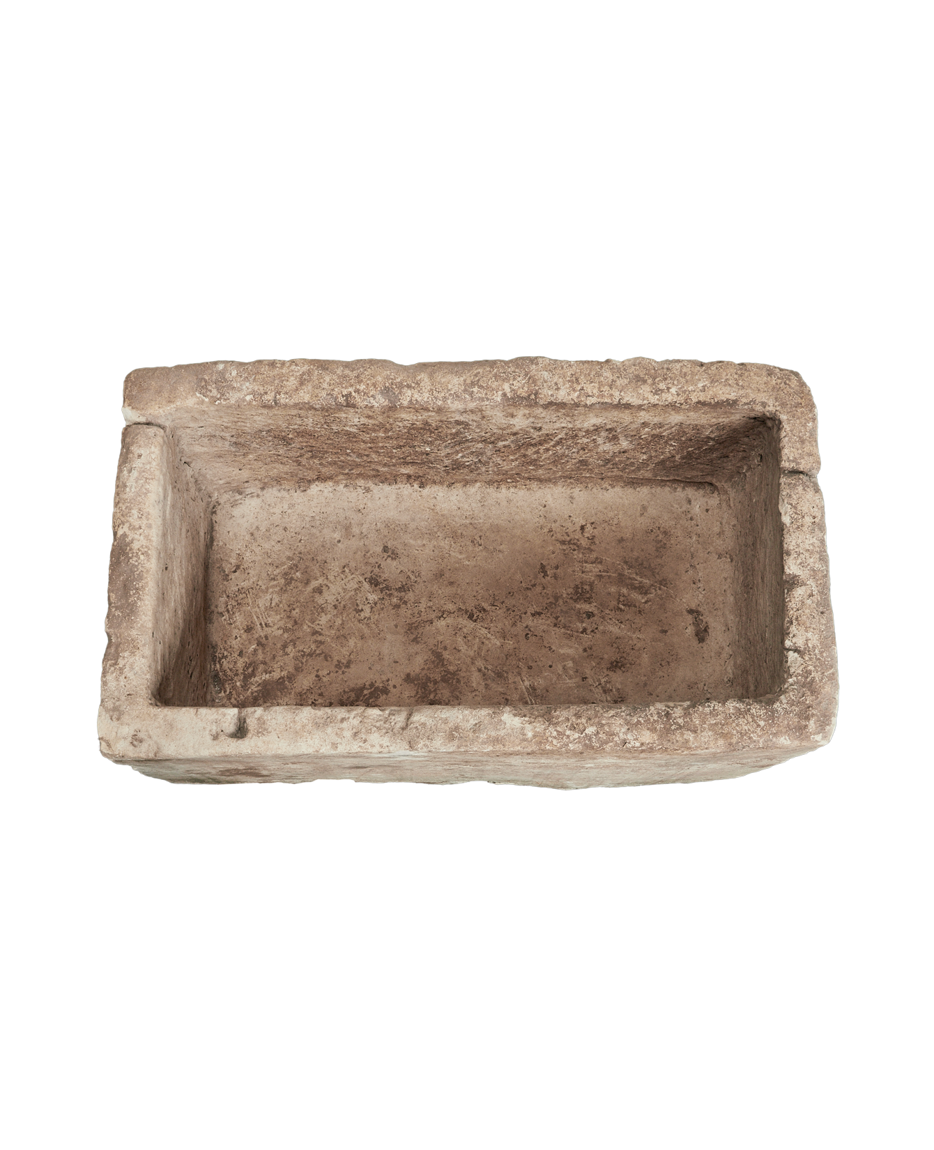 Vintage Limestone Trough - Rectangle from Indonesia - Planters, Fountains, & Water Features