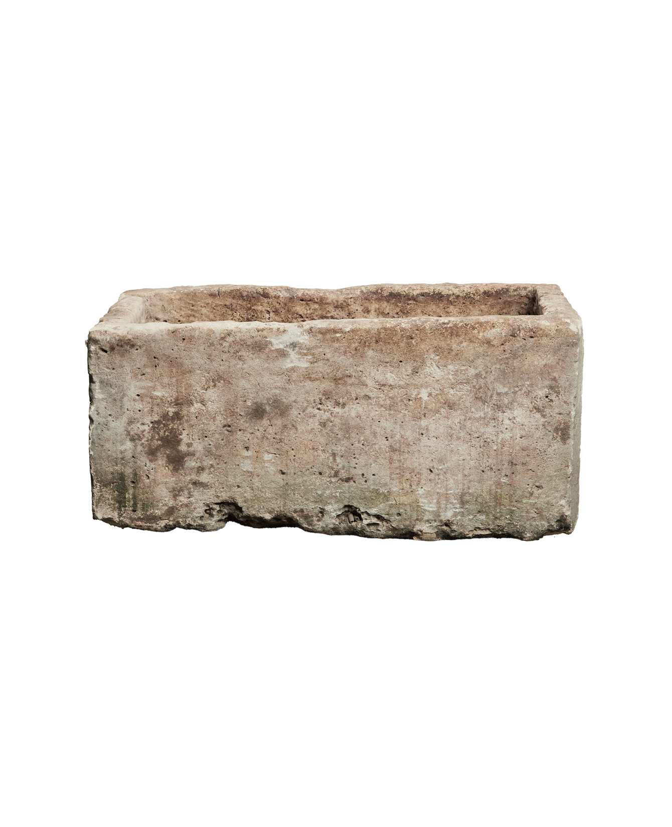Vintage Limestone Trough - Rectangle from Indonesia - Planters, Fountains, & Water Features