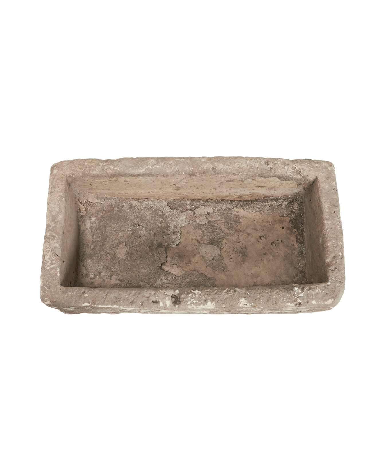 Vintage Limestone Trough - Rectangle from Indonesia - Planters, Fountains, & Water Features