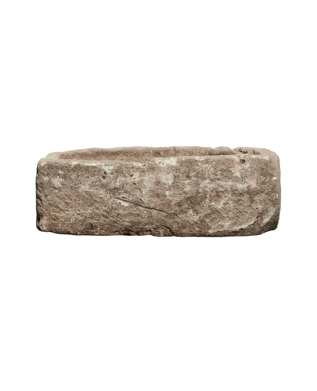 Vintage Limestone Trough - Rectangle from Indonesia - Planters, Fountains, & Water Features
