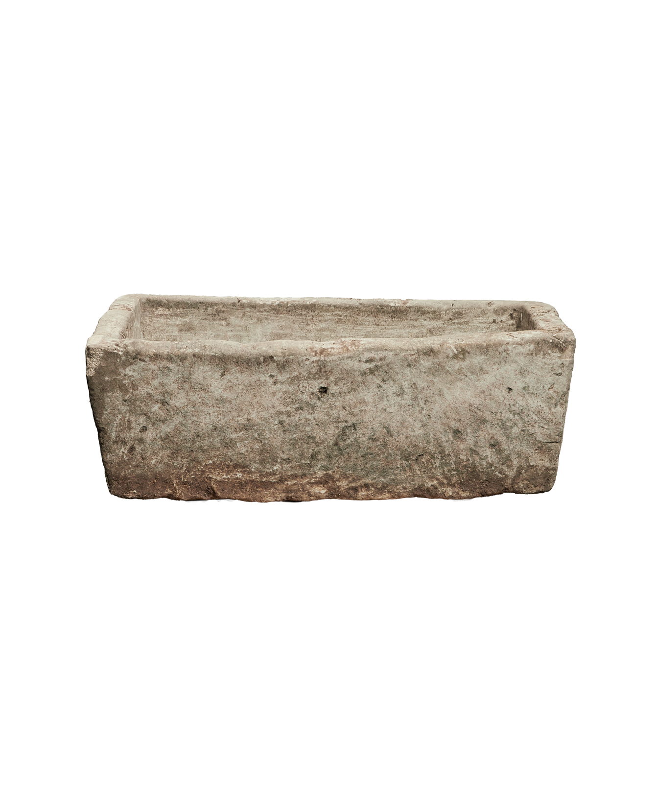 Vintage Limestone Trough - Rectangle from Indonesia - Planters, Fountains, & Water Features