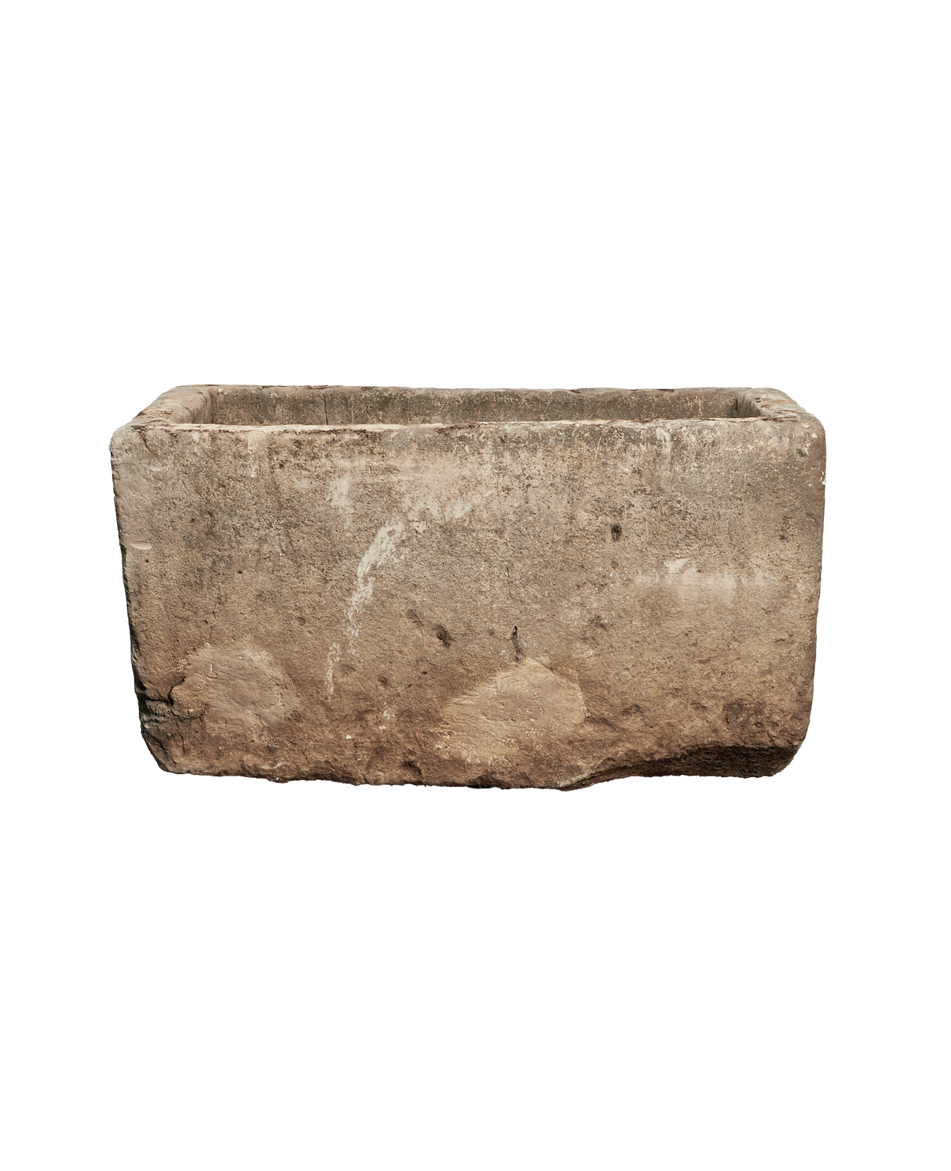 Vintage Limestone Trough - Rectangle from Indonesia - Planters, Fountains, & Water Features