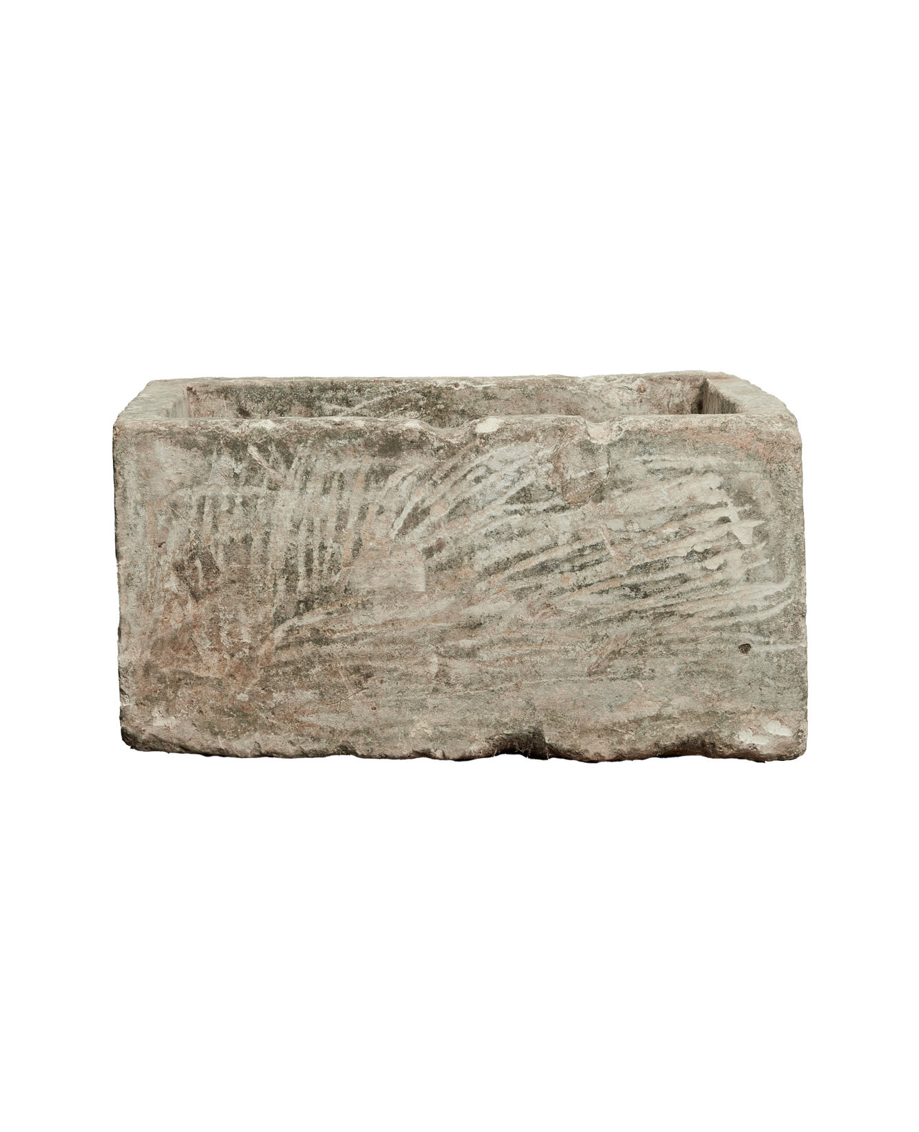 Vintage Limestone Trough - Rectangle from Indonesia - Planters, Fountains, & Water Features