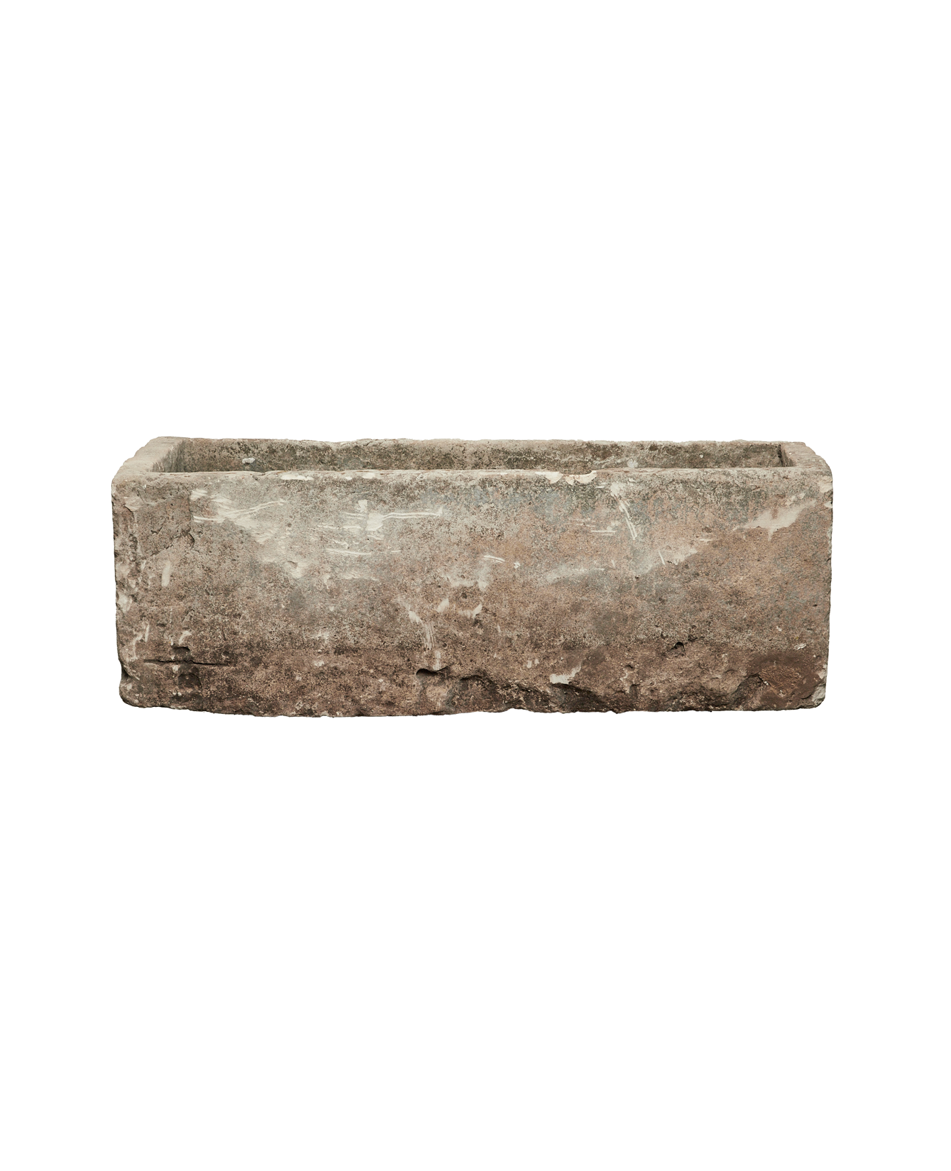 Vintage Limestone Trough - Rectangle from Indonesia - Planters, Fountains, & Water Features
