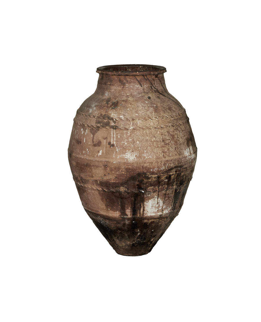 Antique Olive Jar from Turkey made of Ceramic