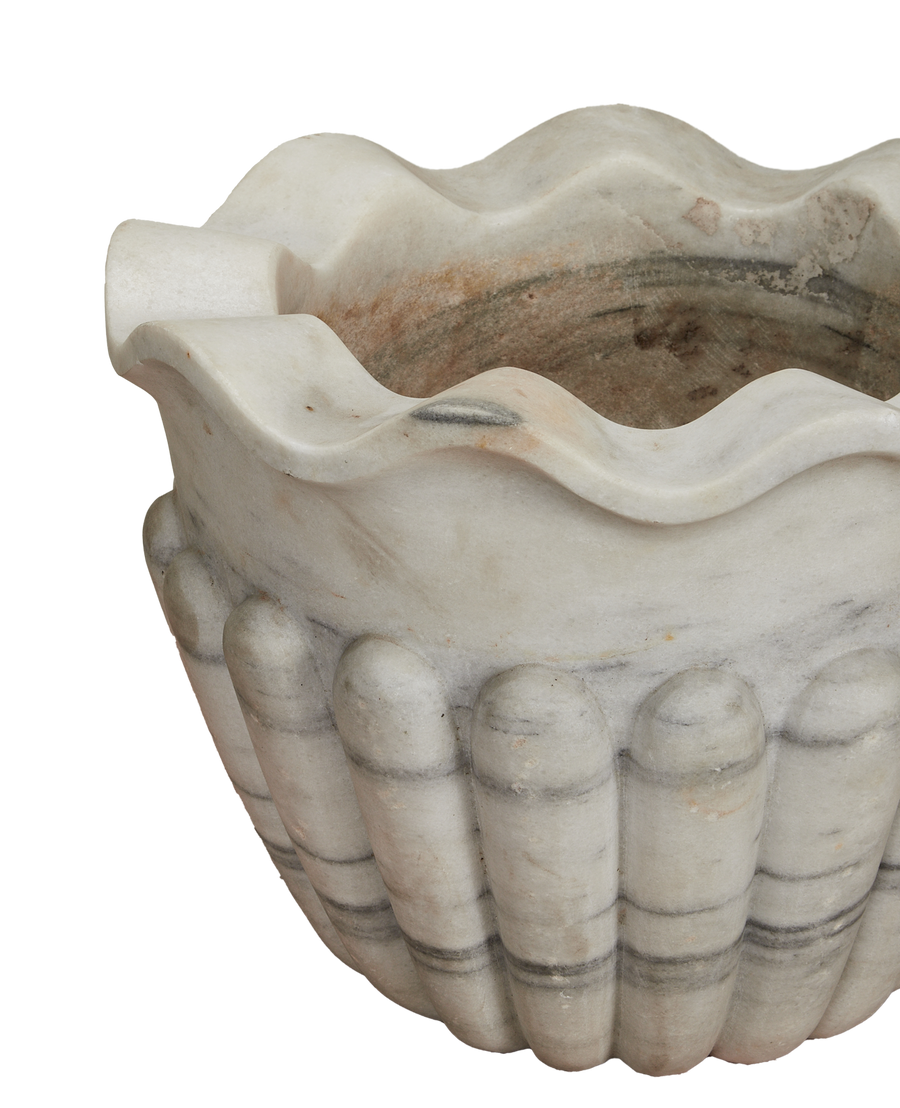 Reproduction Marble Planter from Turkey made of Marble