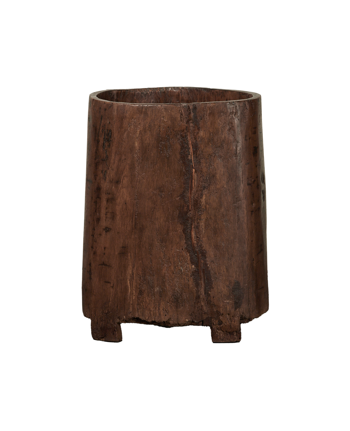 Antique Nagaland Planter from India made of Wood