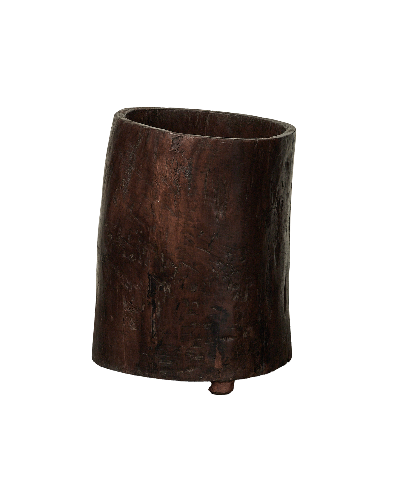 Antique Nagaland Planter from India made of Wood
