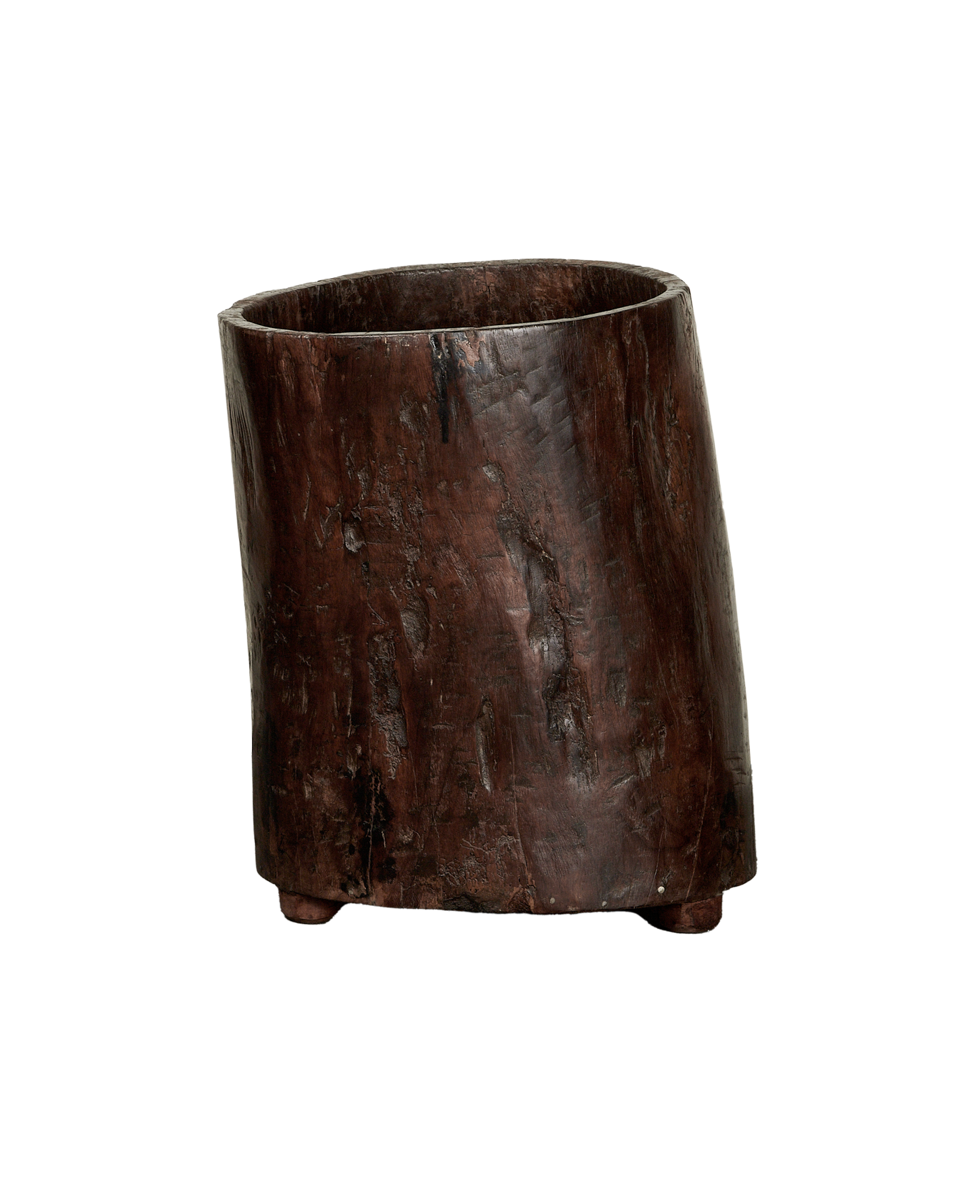 Antique Nagaland Planter from India made of Wood