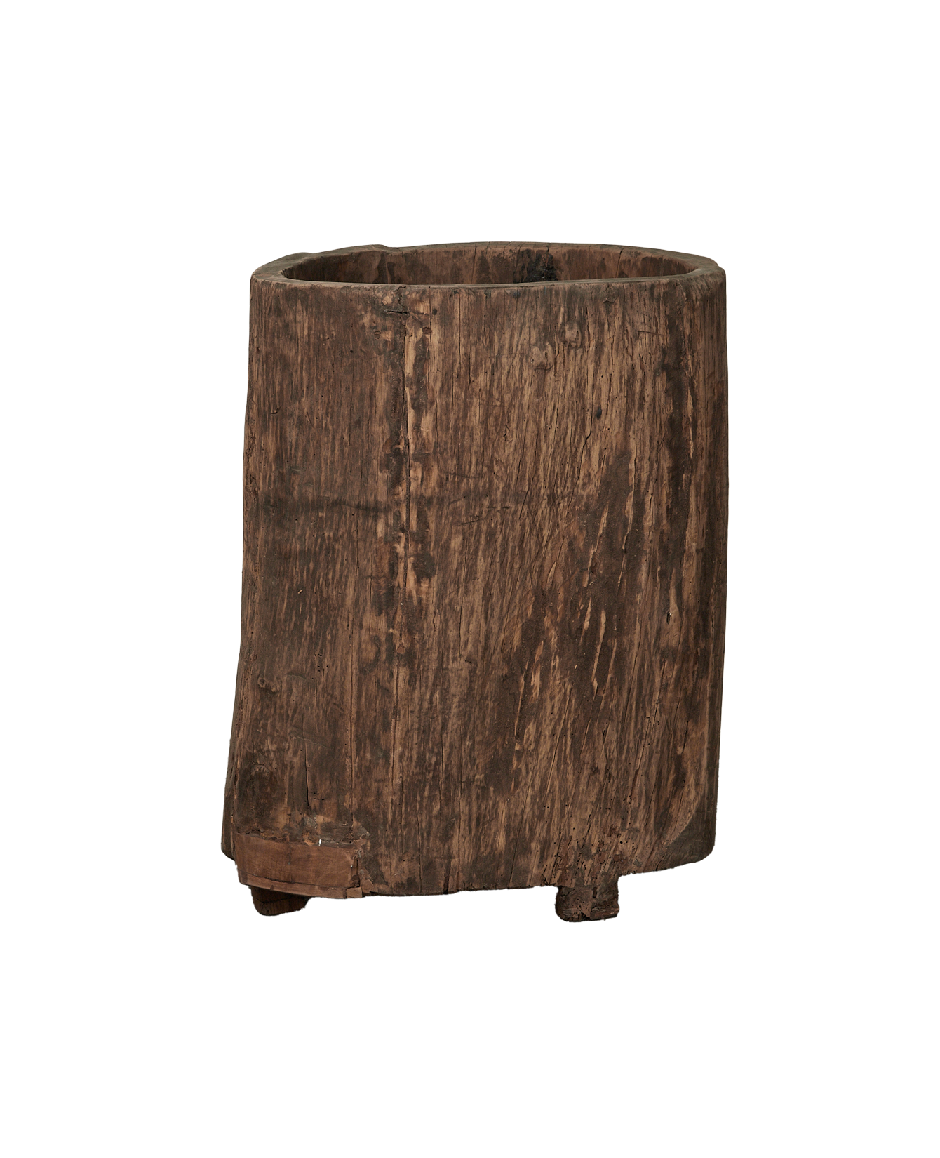 Antique Nagaland Planter from India made of Wood