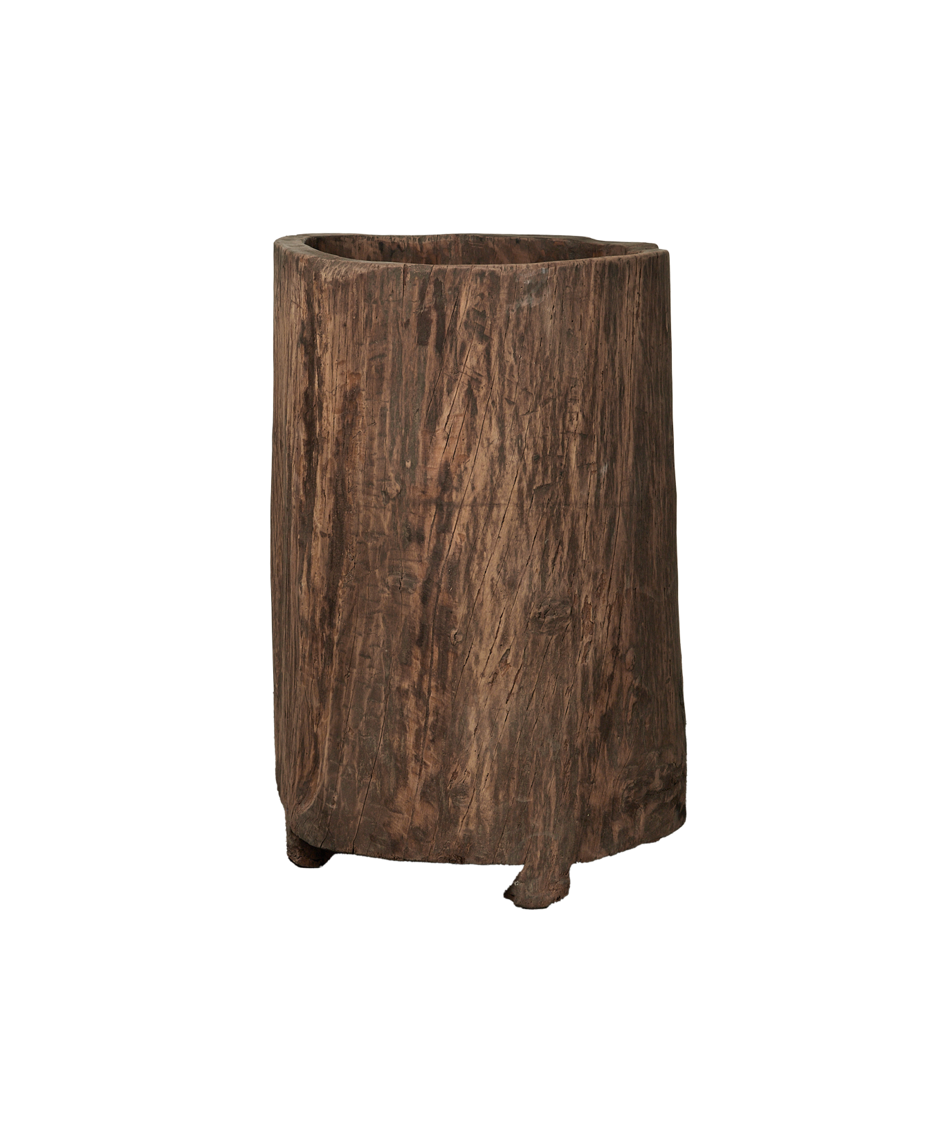 Antique Nagaland Planter from India made of Wood