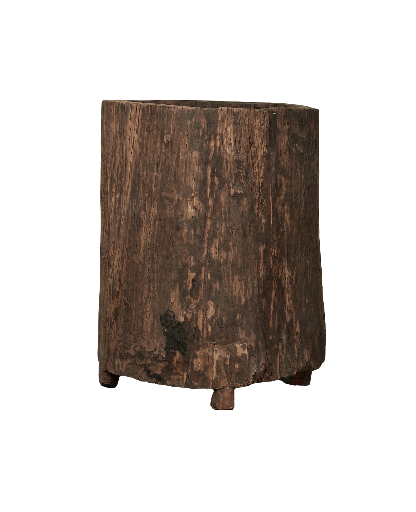 Antique Nagaland Planter from India made of Wood