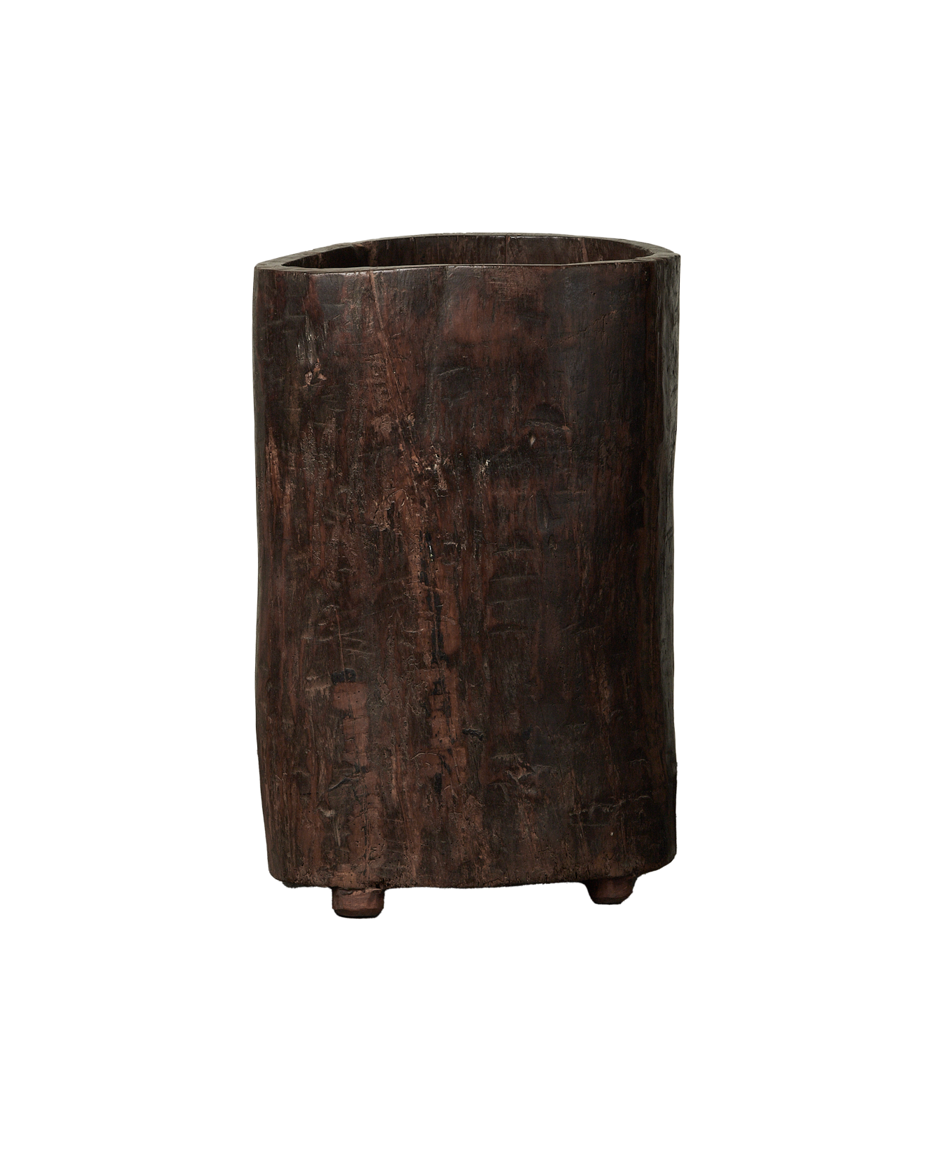 Antique Nagaland Planter from India made of Wood