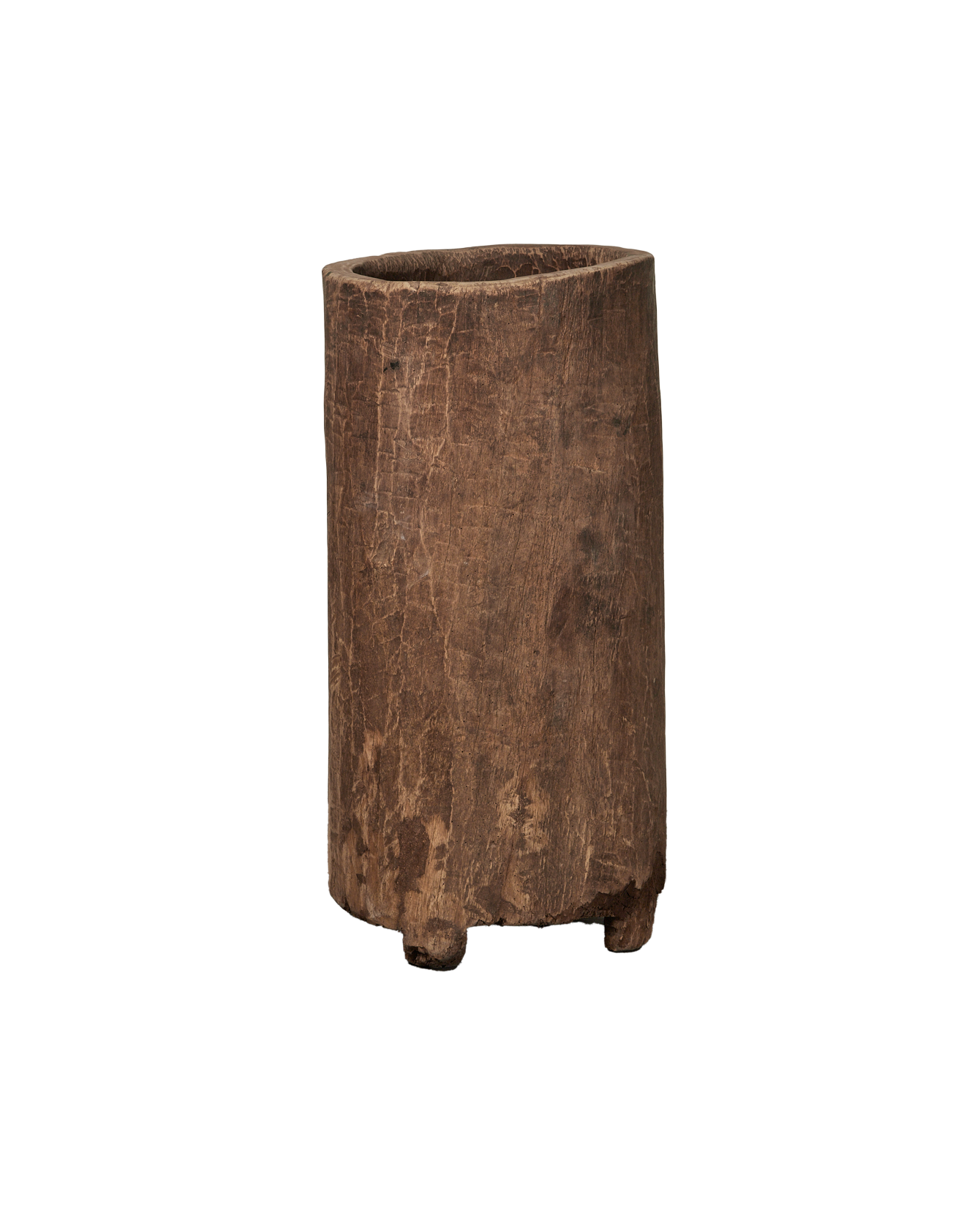 Antique Nagaland Planter from India made of Wood