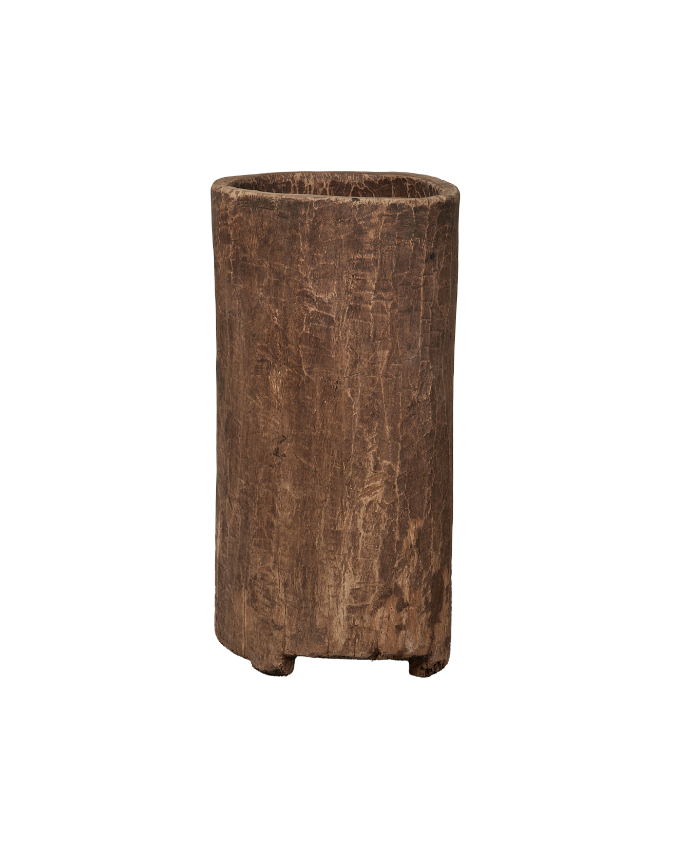 Antique Nagaland Planter from India made of Wood