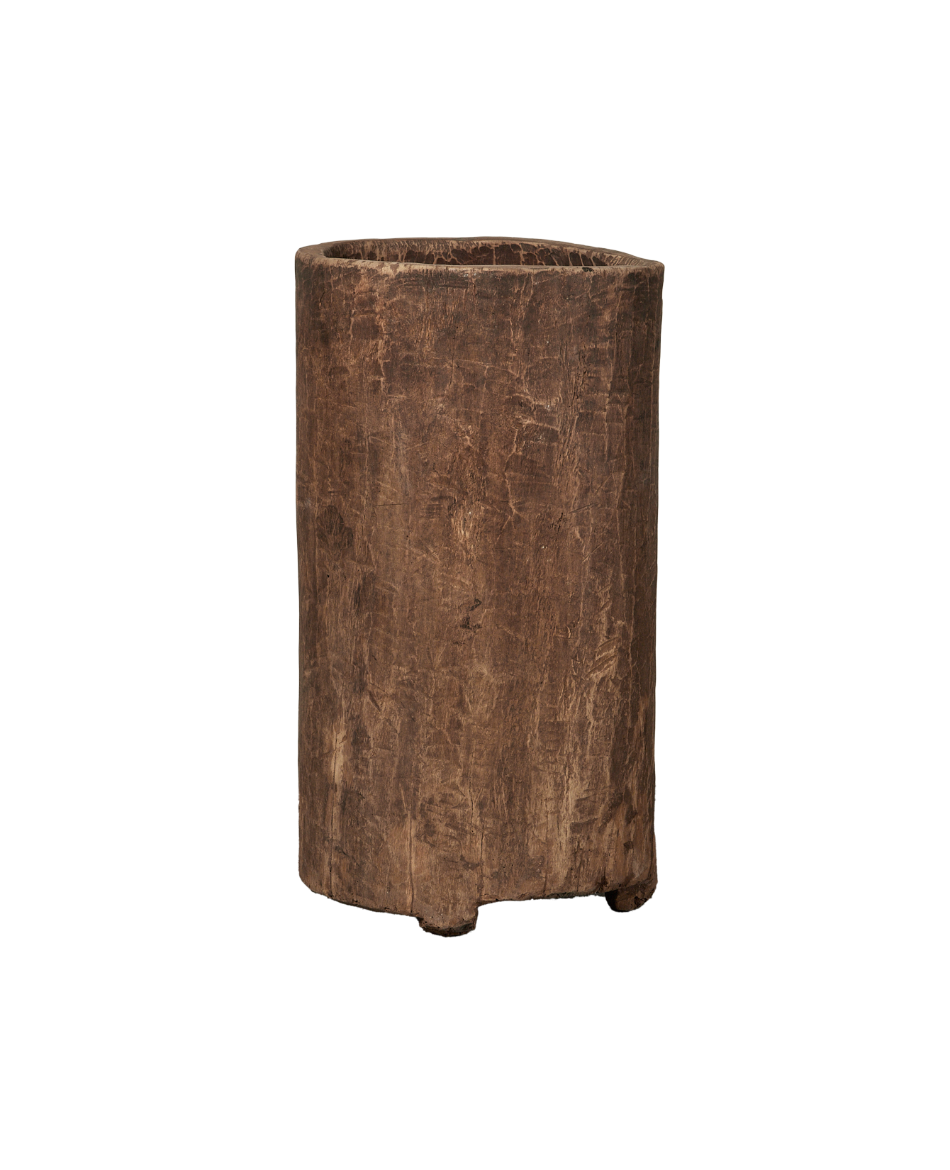 Antique Nagaland Planter from India made of Wood