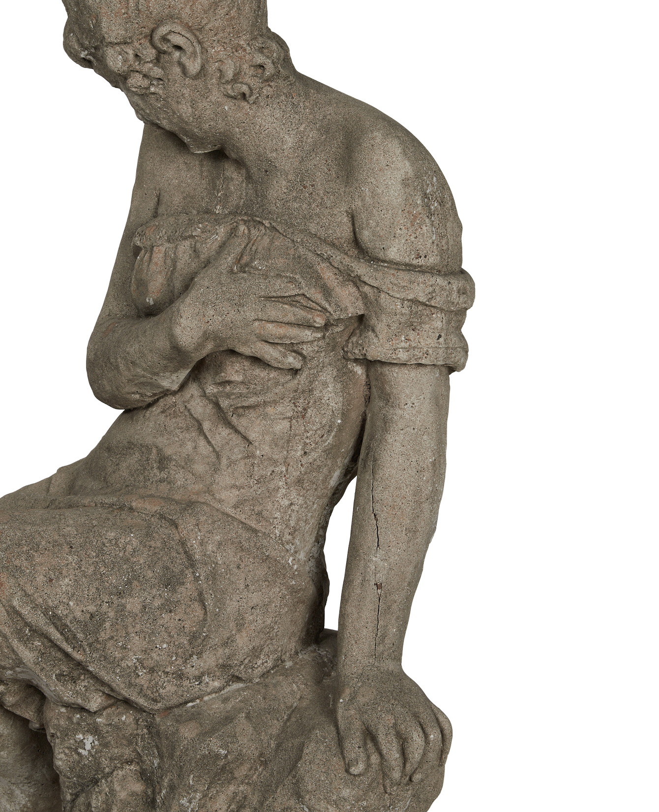 Antique Lady Statue from France made of Cement