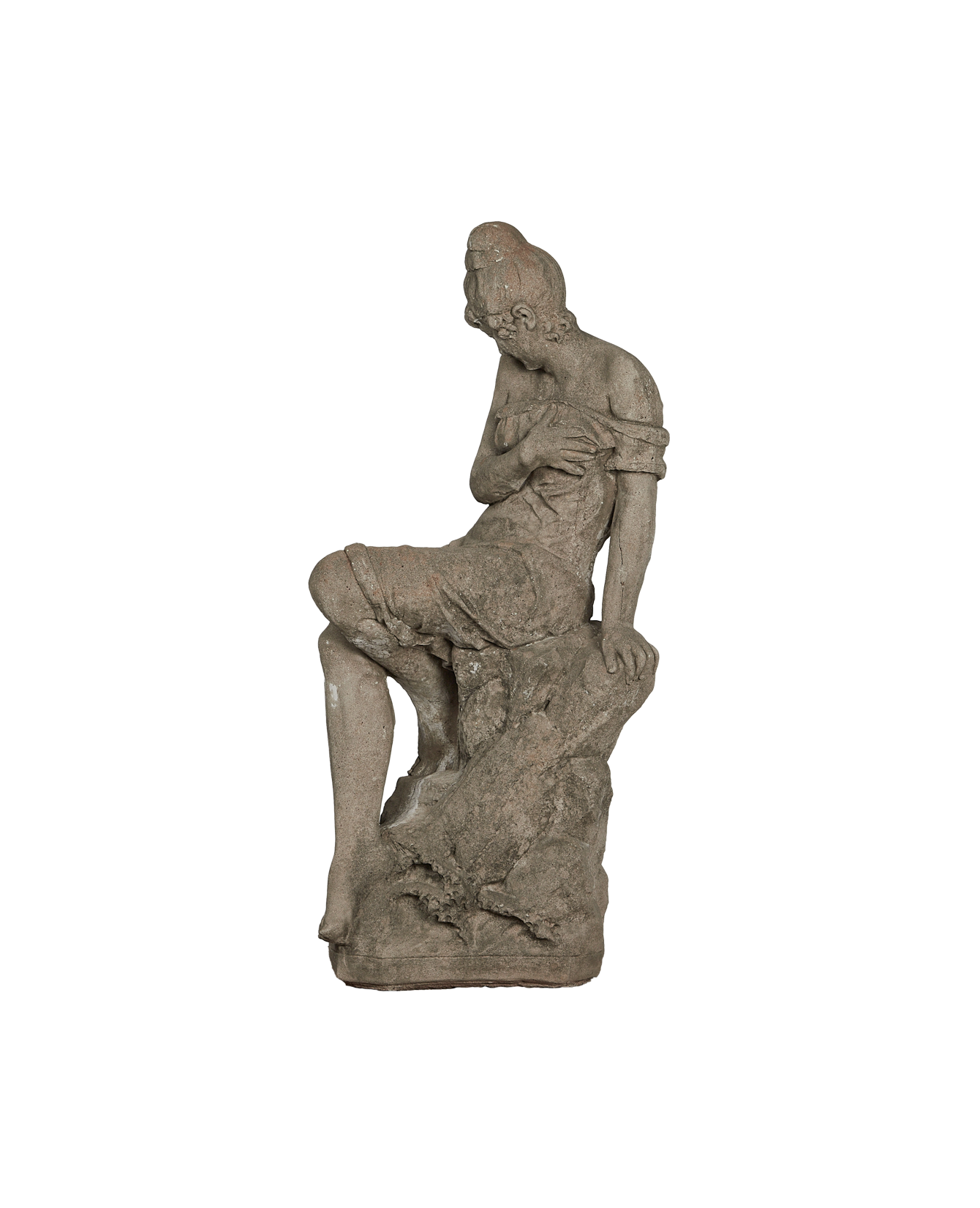 Antique Lady Statue from France made of Cement