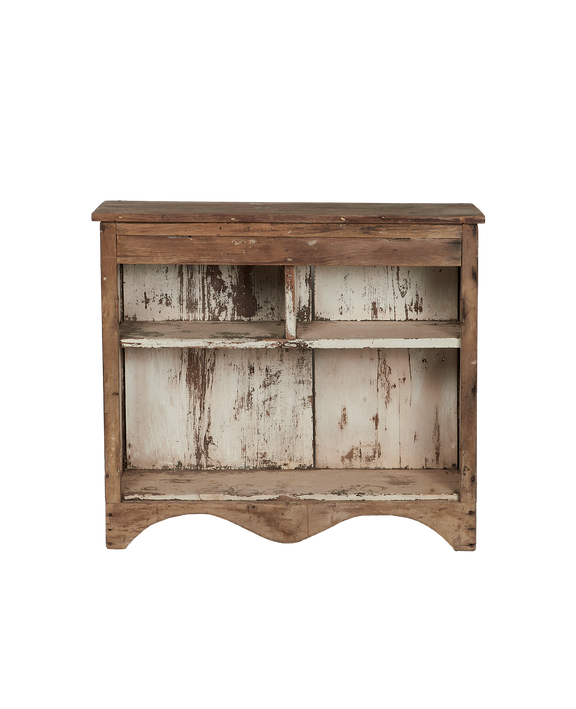 Scalloped Low Display Cabinet