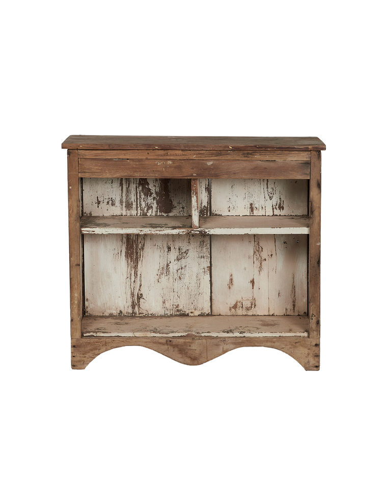 Scalloped Low Display Cabinet