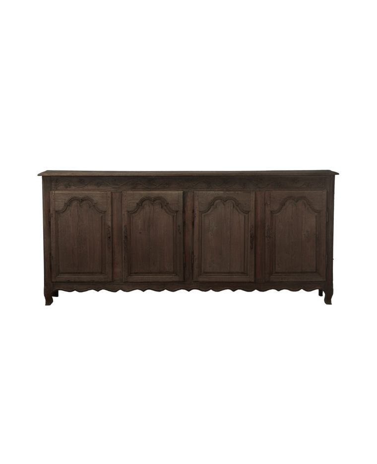 Floral Wood Sideboard