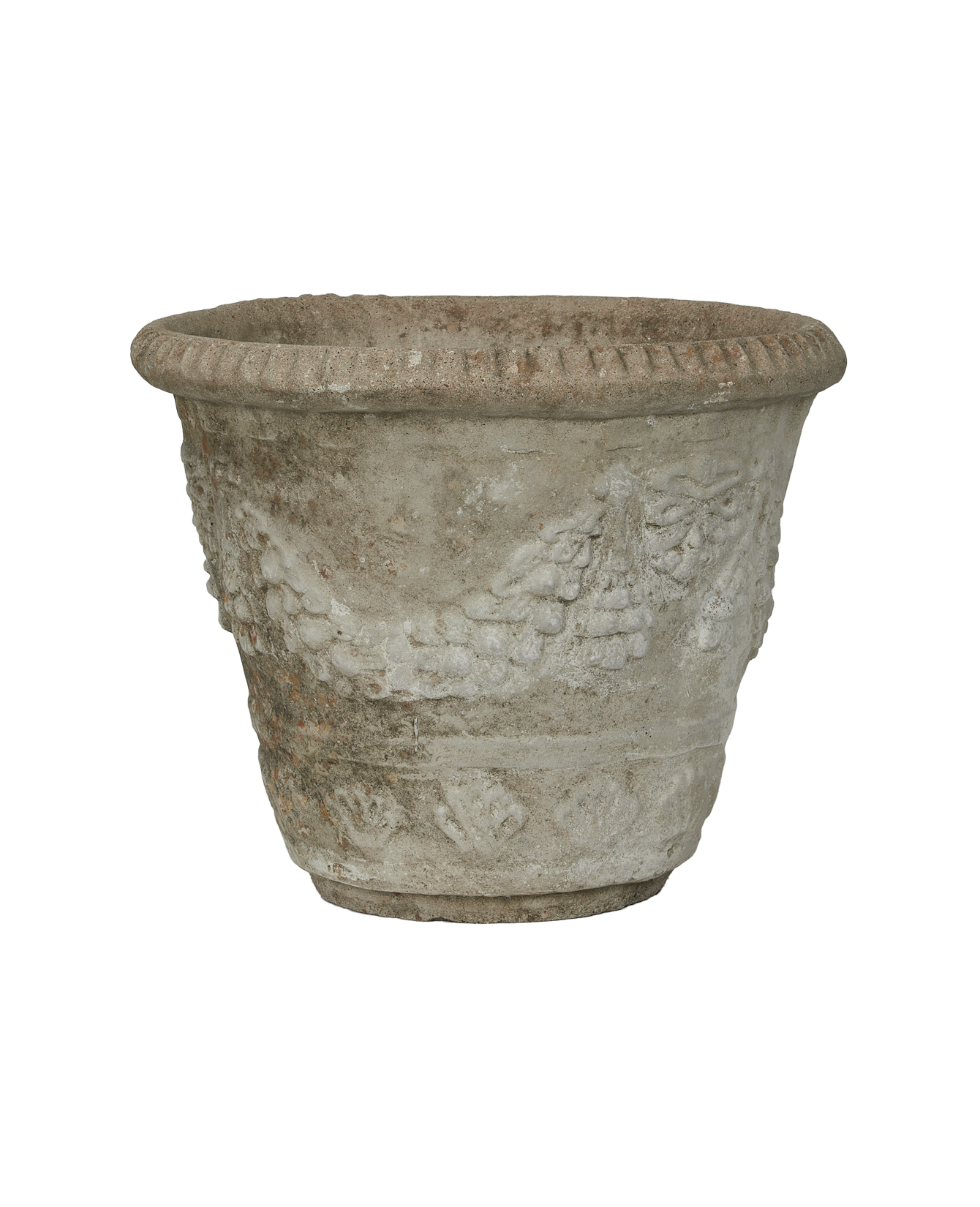 Antique Cement Planter - Garland from France made of Cement