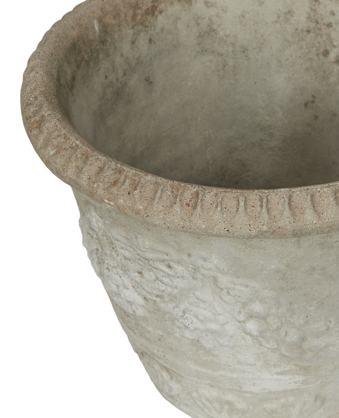 Antique Cement Planter - Garland from France made of Cement