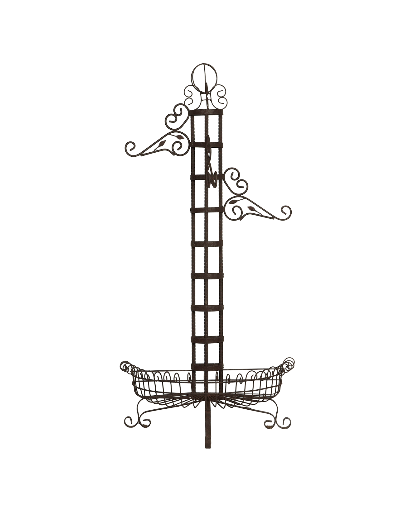 Antique Metal Garden Stand from France made of Metal