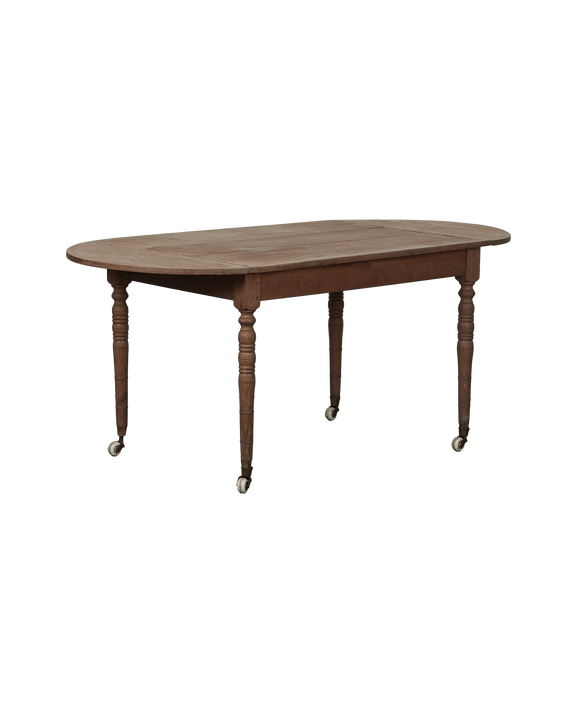 Drop Leaf Caster Table