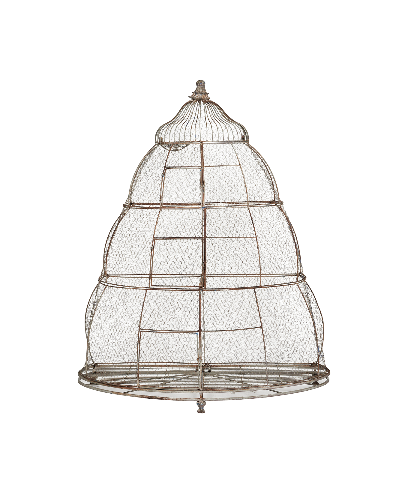 Antique Wire Bird Cage from France made of Metal