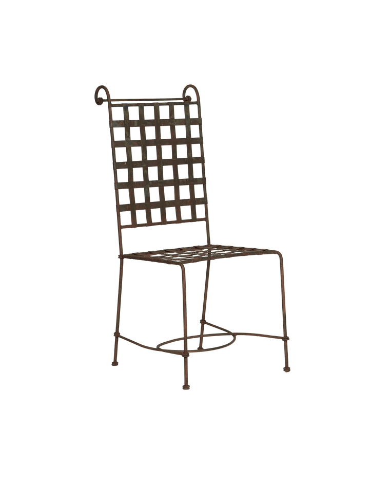 Metal Bistro Chair - Tall Back