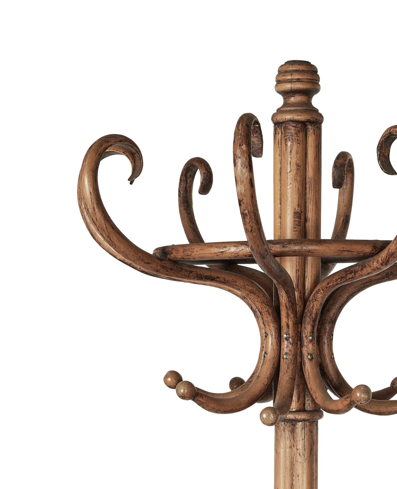 Vintage Thonet Coat Stand - Single from Belgium made of Wood