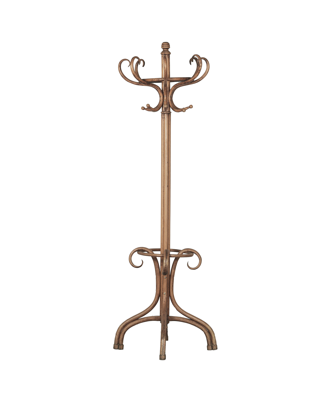 Vintage Thonet Coat Stand - Single from Belgium made of Wood