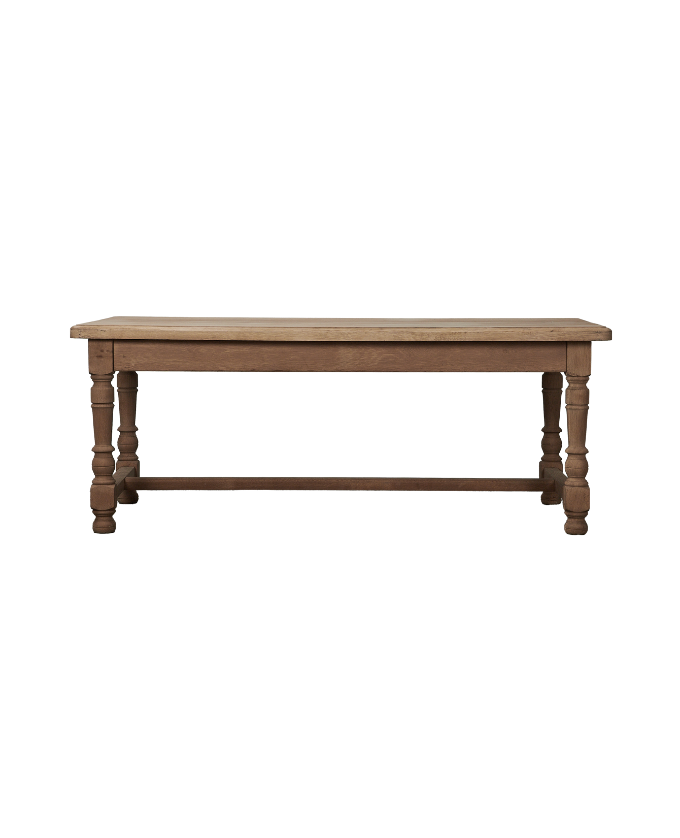Vintage Oak Dining Table - Bleached from France made of Wood